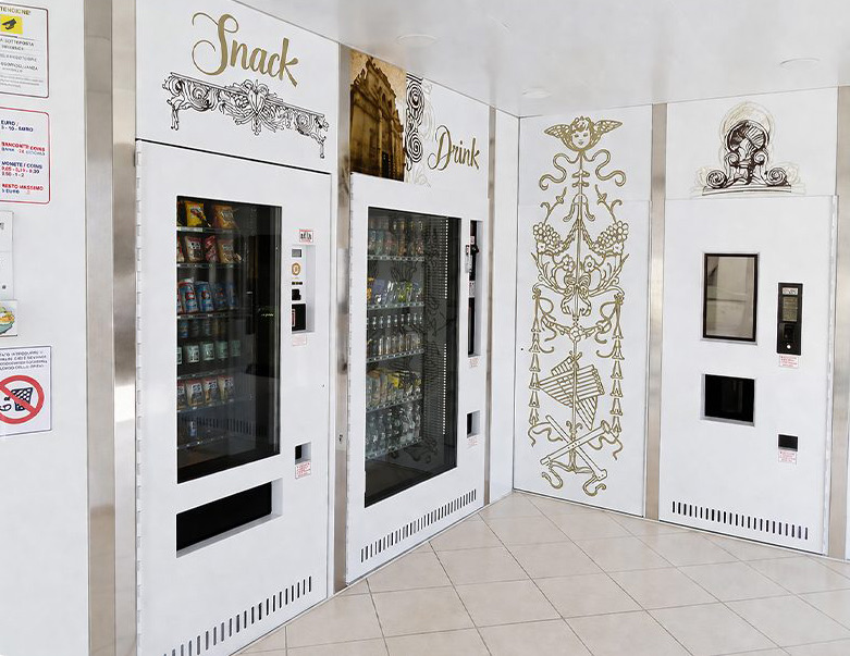 Distributori automatici in un punto Snack & Drink H24 accessibile 24 ore su 24